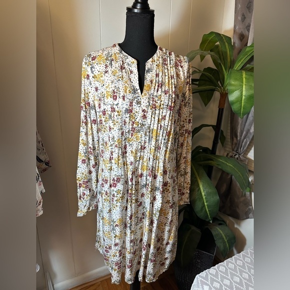 Old Navy Fall Floral Dress Women’s Size Large - Picture 5 of 11